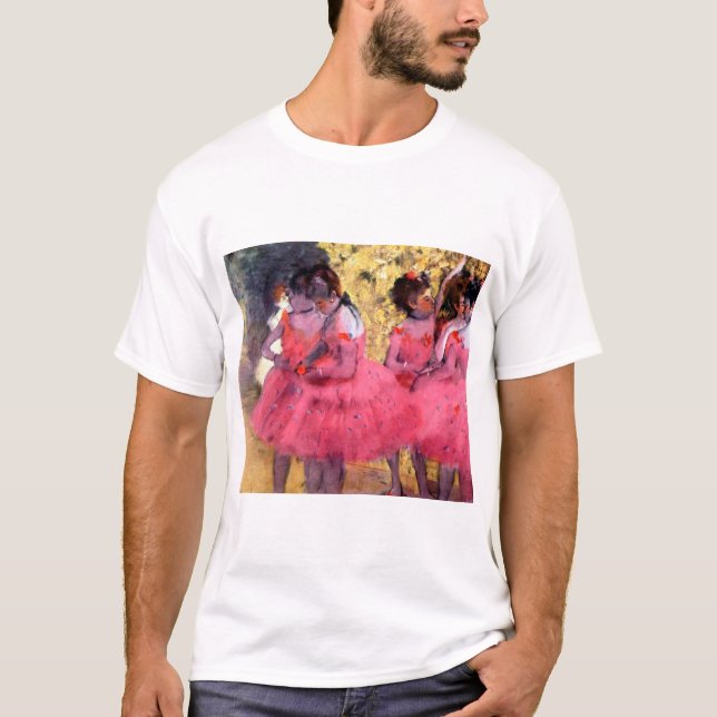 T-shirt Danseurs Roses, Edgar Degas (Devant)
