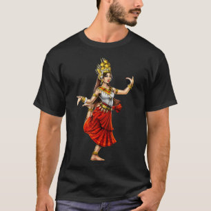T-shirt Danseuse Apsara cambodgienne khmère