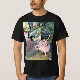T-shirt Danseuse au bouquet de fleurs par Edgar Degas