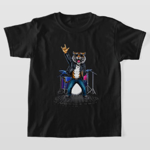 T-shirt Danseuse cool de Tiger Rock   Drôle animal musique