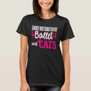 T-shirt Danseuse de ballet Danseuse Ballerine Chat Facilem