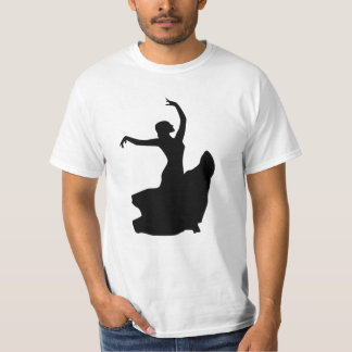 T-shirt Danseuse de flamenco uniquement