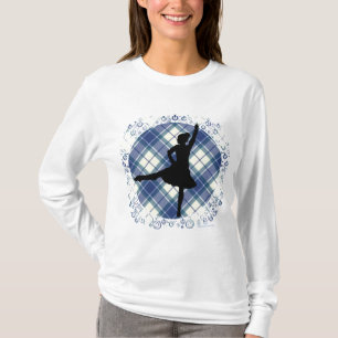 T-shirt Danseuse des Highlands tartan Eildon