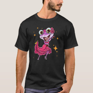 T-shirt Danseuse flamenco Salamander & Castanets Spanishfo