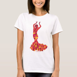 T-shirt Danseuse flamenco Voyage Graphisme Tee