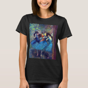 T-shirt Danseuses en bleu par Edgar Degas, Art de ballet v