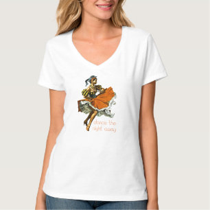 T-shirt Dansez la nuit loin danseuse caribéenne