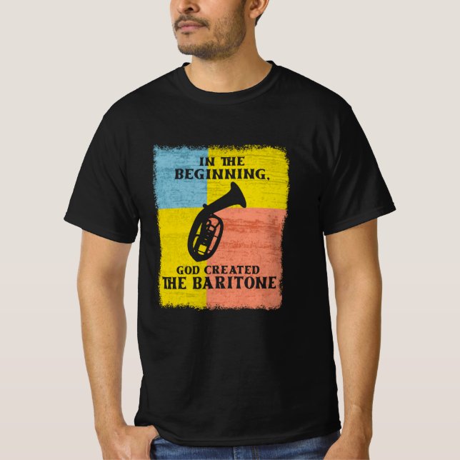 T-shirt DansLe Dieu Début Créé La Baritone (Devant)