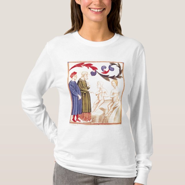 T-shirt Dante, Virgil et Peste-frappés (Devant)