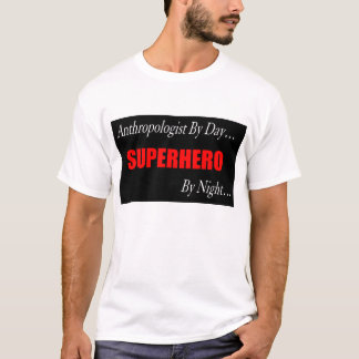T-shirt d'anthropologue de super héros
