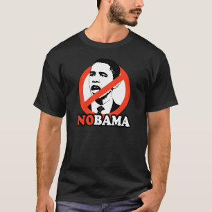 T-SHIRT D'ANTI-OBAMA/NOBAMA