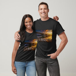 T-shirt Danube River Bridge in Budapest Hungary