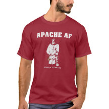 T-shirt d'Apache de pêche