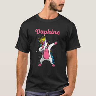 T-shirt DAPHINE Nom Personnalisé Anniversaire Dabbing Unic