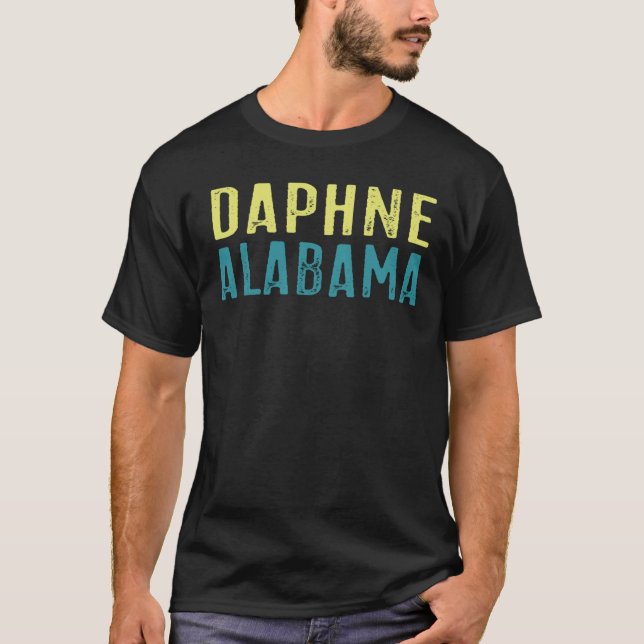T-shirt Daphne Alabama Côte Pacifique empilée (Devant)