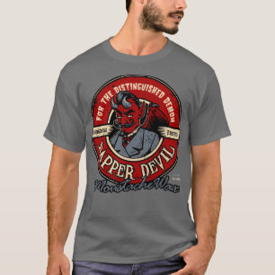 T-shirt Dapper Devil Mustache cire