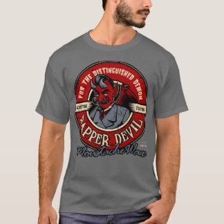 T-shirt Dapper Devil Mustache cire