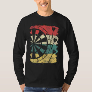T-shirt Dar Retro Mens Darts Pour Les Joueurs De Dart