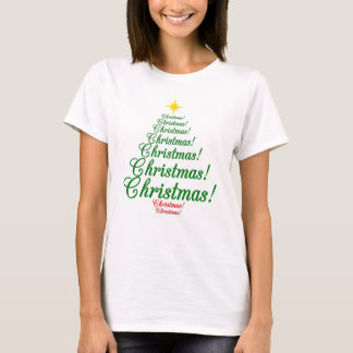 T-shirt d'arbre de Noël