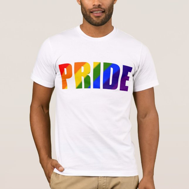 T-shirt d'arc-en-ciel de gay pride (Devant)