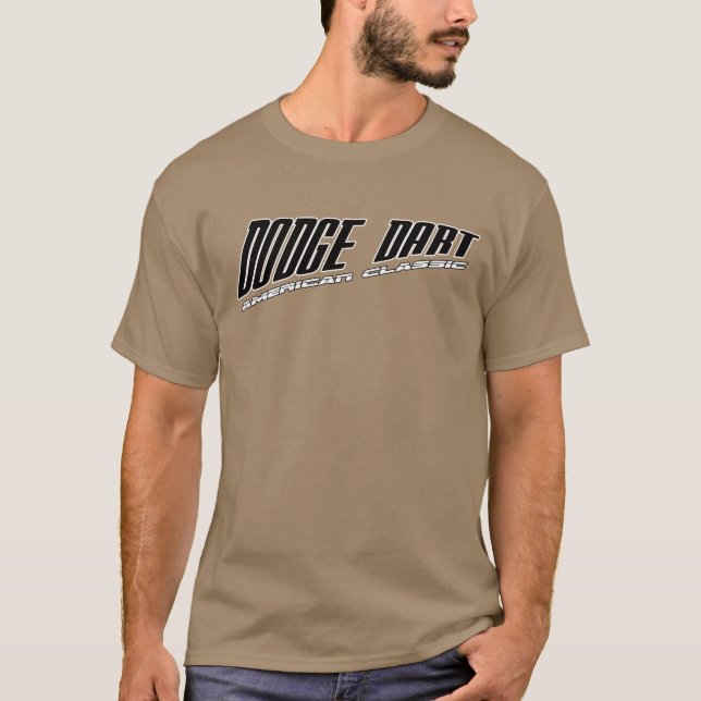 T-shirt Dard de Dodge - classique américain incliné de (Devant)