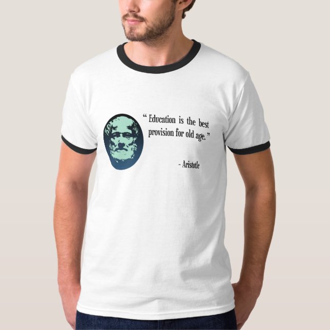 T-shirt d'Aristote d'éducation (Devant)