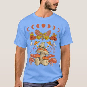 T-shirt Dark Academia Aesthetic Mystic Mushrooms Moon Taro
