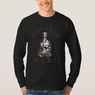 T-shirt Dark Academia Crâne mort stoïcisme Méménite latin