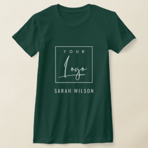 T-shirt Dark Forest Green Business Ajoutez Votre Logo Avec
