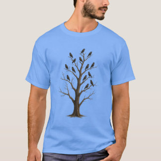 T-shirt Dark Raven Tree – Gothic Crow Art for Halloween 