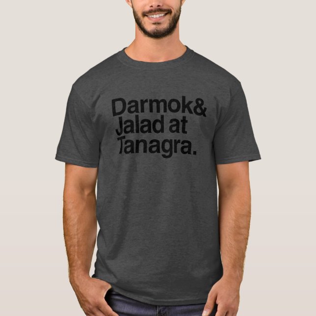 T-shirt darmok et jalad à tanagra (Devant)