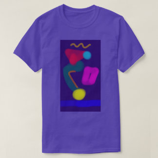 T-Shirt d'Art Abstrait Coloré