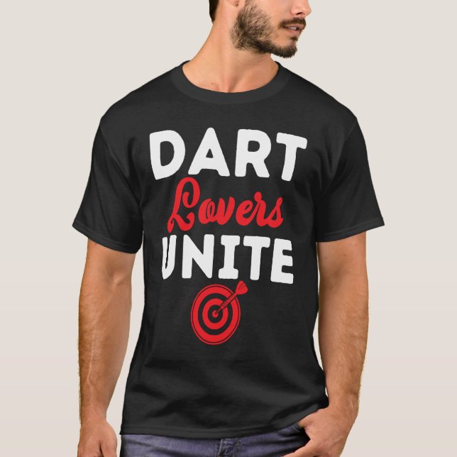 T-shirt Dart Board Dart  Unite Dar for Teams (Devant)