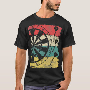 T-shirt Dart chemise rétro mens fléchettes pour les joue