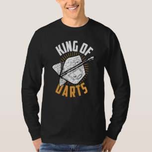 T-shirt Dart Darts Joueur Roi Des Dats