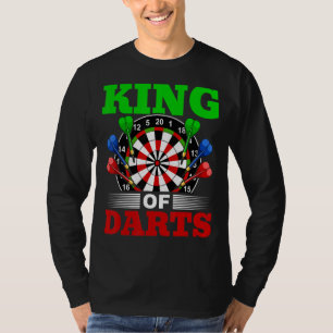 T-shirt Dart Darts Joueur Roi Des Dats 1