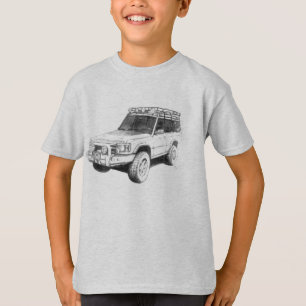 T-shirt d'art de camion de Land Rover