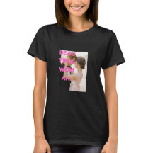 T-shirt d'art de femme romantique et belle – Fem é
