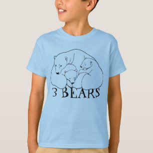 T-shirt d'art de l'ours polaire Chemises de l'ours