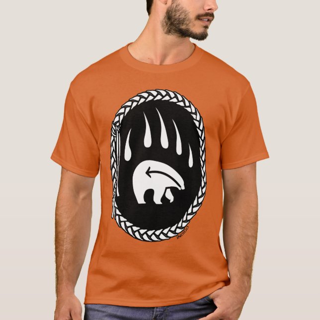 T-shirt d'art de l'ours tribal Bear Claw Tee - shi (Devant)