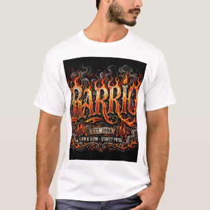 T-shirt d'art de rue Chicano - Conception urbaine