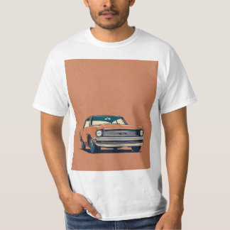 T-SHIRT D'ART DE VOITURE MANUEL-HOMME