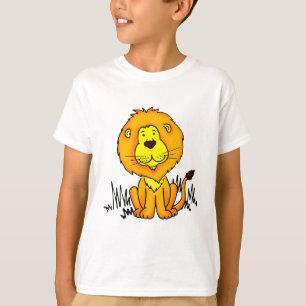 T-shirt d'art dessiné par un animal de lion