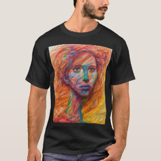 T-SHIRT D'ART DU PÉCIL MAN_MANUEL