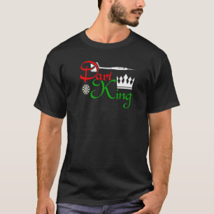 T-shirt Dart King Professional Darts Joueur Sports