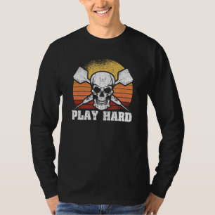 T-shirt Dart Skull Flèche Dartboard Bullseye Team Dartboar