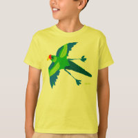T-shirt d'art : T-shirt fou de perroquet