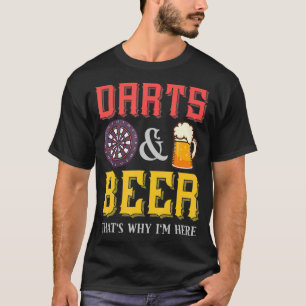 T-shirt Dart Team Bière Cadeau Drôle Dart Joueur