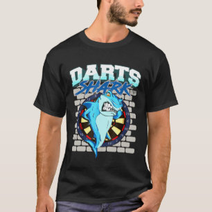 T-shirt Dart Team Player Shark Dartboard Darts Citation