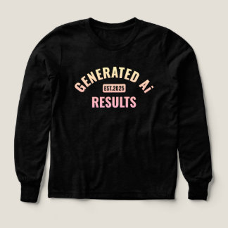 T-shirt d'art texte avec design simple et propre